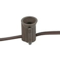 thumbnail image 4 of Novelty Lights 25 Foot C7 LED Outdoor Lighting Patio Christmas String Lights, Green, Brown Wire, 25 Bulbs, 4 of 6