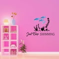 thumbnail image 3 of Holiday Gift Children Just Swimming Cute Sports Wall Decal Decoration Underwater swimming Coral Life Adventure Decal Lasts Years and Easily Removable - Size: 23 in x 16 in, 3 of 3