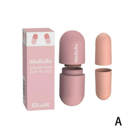 

1 Pairs Capsule Earplugs Super Soundproof Sleep Dormitory Anti-noise R7F8
