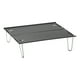 thumbnail image 1 of GOOHOCHY 1 juego de mesa plegable ultraligera para exteriores de aleación de aluminio (negro), 1 of 8