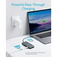 thumbnail image 4 of Anker 8-in-1 USB C Hub Adapter with 100W Power Delivery,4K 60Hz HDMI,Ethernet Port,SD Card Reader, 4 of 7