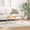 Brown, variant on 2 Piece Solid Pinewood Coffee Table Set with MDF Tabletop, Scandinavian Nesting Design for Living Room, Space-Saving End Tables