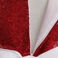 thumbnail image 4 of MIASHUI Robe de Fête pour Tout-Petites Filles avec Nœud à Paillettes et Design Patchwork pour Soirées Festives et Occasions de Mariage Rouge, 7-8 Ans, 4 of 9