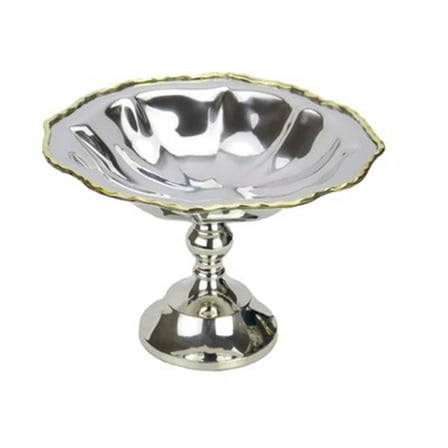 6.5 x 9.25 in. Centerpiece Bowl with Brass Border