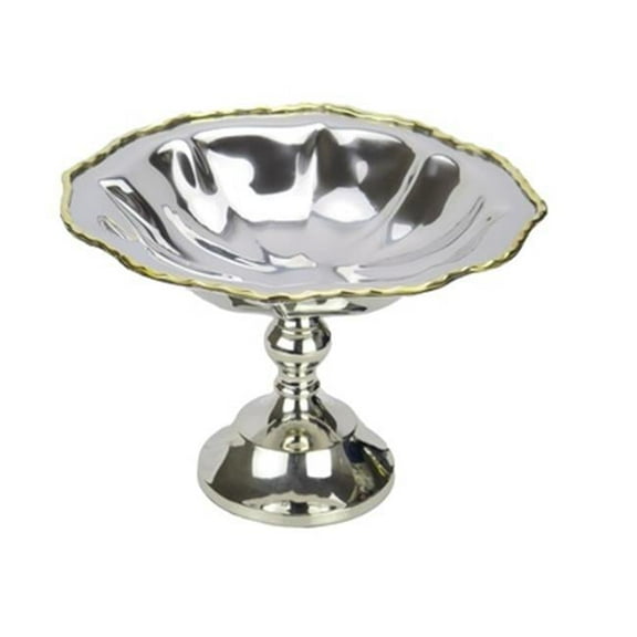 6.5 x 9.25 in. Centerpiece Bowl with Brass Border