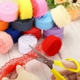 thumbnail image 5 of Uxcell 1.2 Inch Wide 25 Yards Lace Trim Ribbon Sewing Lace Roll Gift Package Pattern Wrapping Red 2 Pack, 5 of 6