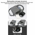 thumbnail image 6 of Fmxomd Messenger Bag, Crossbody Bag Shoulder Bag for Men Water Resistant Man Bag Men Purse for Business Office Travel, Purple, 6 of 9