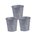 thumbnail image 5 of GOOHOCHY 3Pcs Antique Iron Flower Containers for Home Decor 4.1X4.1X4.1in, 5 of 8