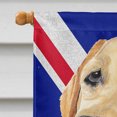 thumbnail image 3 of Carolines Treasures SC9833CHF Labrador avec le Drapeau Britannique Drapeau Anglais Jack House Size, 3 of 4
