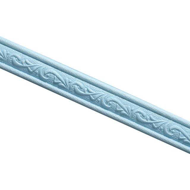 Tyeign Wall Trim Line Skirting Border 3D Pattern Sticker - Decorative Self Adhesive Waterproof, Home Baseboard Corner