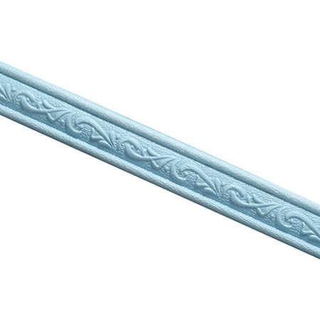 

Wiueurtly Wall Trim Line Skirting Border 3D Pattern Sticker Decorative Self Adhesive Wall Border Strip Foam Molding Trim For Home Baseboard Corner Line Wall Waist Lines Wallpaper
