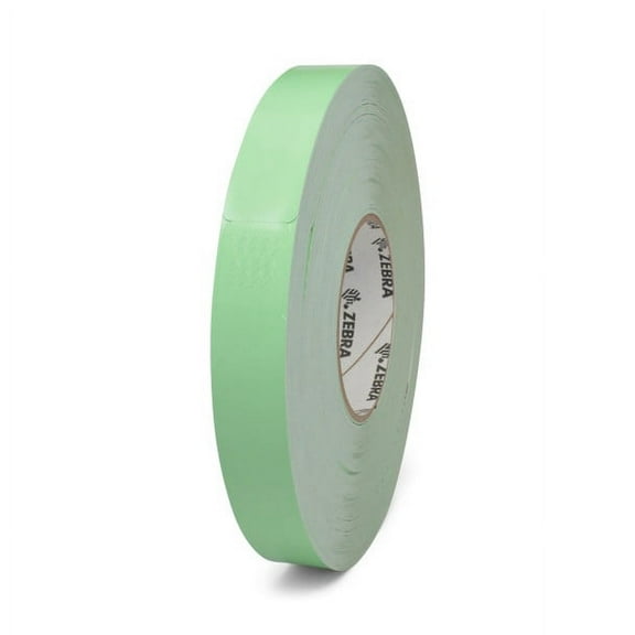 Zebra Z-Band Fun Wristbands, Green, 1" x 10", 350 Wristbands Per Roll, 4 Rolls