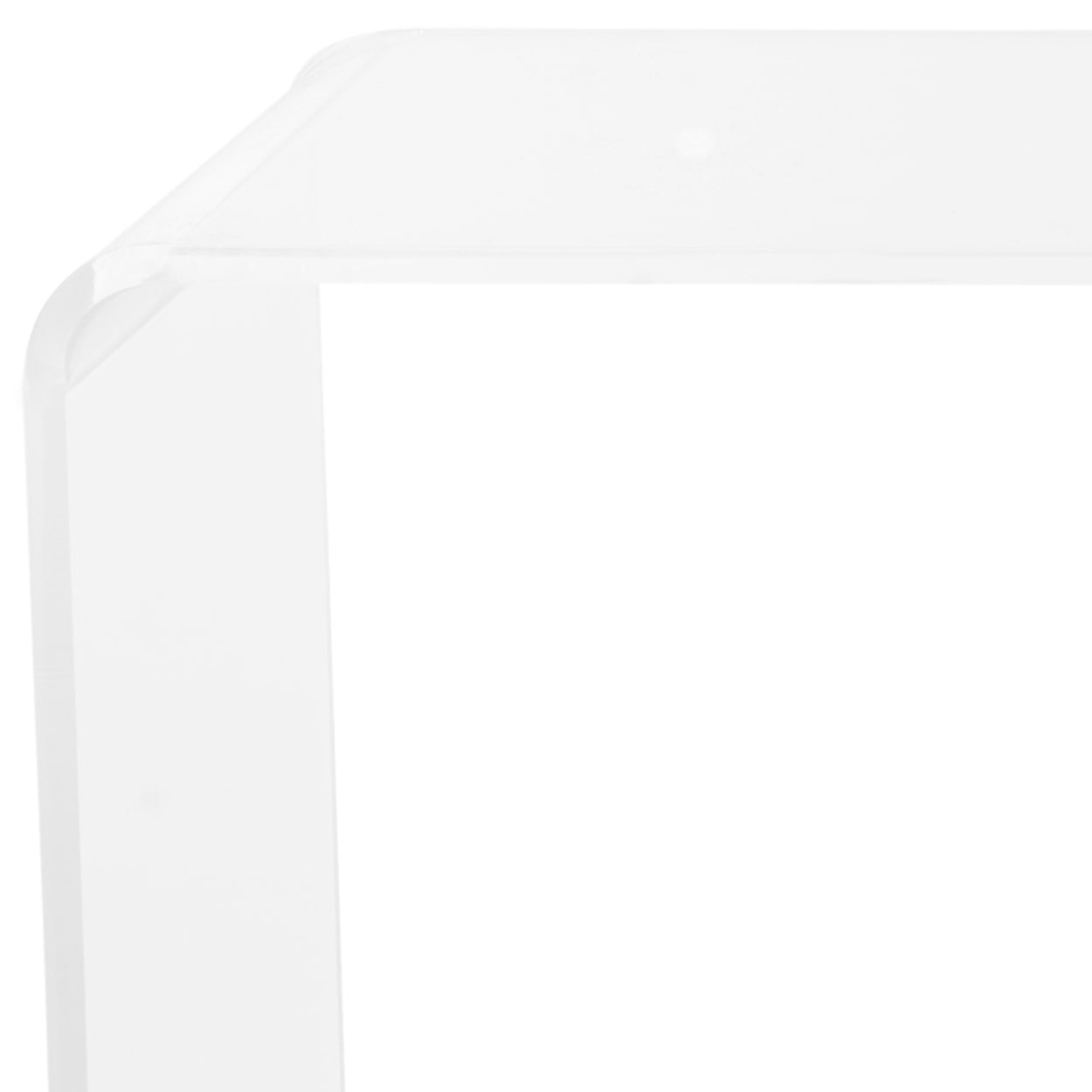 SAFAVIEH Atka Modern Glam Acrylic Coffee Table, Clear