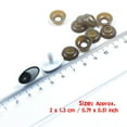 thumbnail image 4 of Ojos de seguridad negro 60pcs blanco y negro para muñecas de oso juguetes de, 4 of 8