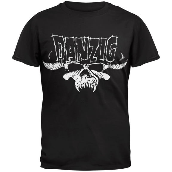 Danzig Men's Skull & Logo T-shirt Large Black