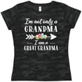 thumbnail image 3 of Inktastic I'm Not Only a Grandma I'm a Great Grandma with Flowers Women's T-Shirt, 3 of 5