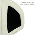 thumbnail image 4 of SUSSEXHOME Pets 13.8 x 13.8 x 13.8 Inches Washable Pet Tent Bed - Cozy Covered Small Cat Bed and Dog Igloo Bed - Dog Cave Bed and Cat House for Indoor Cats - BEIGE, 4 of 7