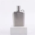 thumbnail image 3 of Stainless Steels Square Wine Flasks Whiskeys Pots Portable Beer Container, 3 of 8