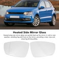 thumbnail image 4 of Heated Wing Rear Mirror Glass, Reliable Left Right Stable 6R0857521 Heated Side Mirror Glass Easy Installation  For Car, 4 of 8