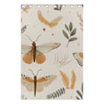 thumbnail image 5 of Insect Butterflies Leaves Black Out Curtains 72 Inch Length Curtains for Sliding Glass Doors Bedroom Living Room 2 Pack, 5 of 6
