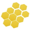 thumbnail image 4 of AURARMLET Classroom Felt Acoustic Panels Yellow 10Pcs 5.5X4.7X0.2In, 4 of 8