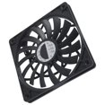 thumbnail image 2 of Mute 120Mm 12Cm PWM Ventilador de RefrigeracióN Delgado 12Mm, 120X120X12Mm DC 12V 0.25A 1400RPM Ordenador PC Carcasa Chasis Enfriador Silencioso, 2 of 11