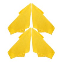 FUTUREORYY 4Pcs Kitchen Towel Microfiber For Kitchen And Bathing 15.0X11.8In Yellow