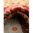 thumbnail image 4 of Unique Loom Edinburgh Collection Area Rug - Tulip (6' 1" Round Tan/Red), 4 of 7