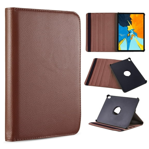 GSA Rotation Stand Folio For iPad Pro 11" Brown A1980, A2013, A1934, A1979