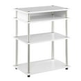 thumbnail image 1 of Designs2Go Support d'Imprimante Sans Outils avec Étagères en Finition Bois Blanc, 1 of 6