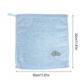 thumbnail image 3 of Tgbvmt Cotton Embroidered Small Towels for Kids, Soft Face Saliva Towels for Early Childhood Education Highly Absorbent Gentle on Skin, Perfect for Bathing Everyday Use, Available in Multiple Colors, 3 of 6