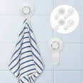 thumbnail image 3 of Raindrops  4 Pcs Holder Removable Strong Suction Cup Hook Bathroom Hooks, 3 of 8