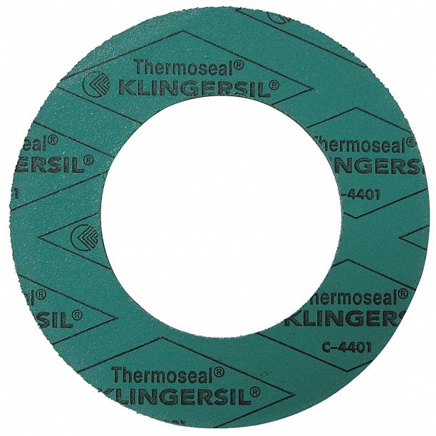 Thermoseal Flange Gasket,3/4 in.,1/8 in.,Green 4401RG01501250075