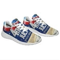 thumbnail image 6 of God Bless America Shoes Patriotic Independence Day 4th Of July Shoes Print Sneakers Lightweight Comfortable Running Shoes for Men Women White Size 9.5, 6 of 7