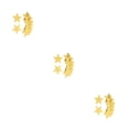 thumbnail image 4 of Yuarrent Estrellas colgantes Adorno de carteles pequeños Decoración de fiesta Adornos de estrellas Suministros festivos para actividad Type1 NO1, 4 of 6