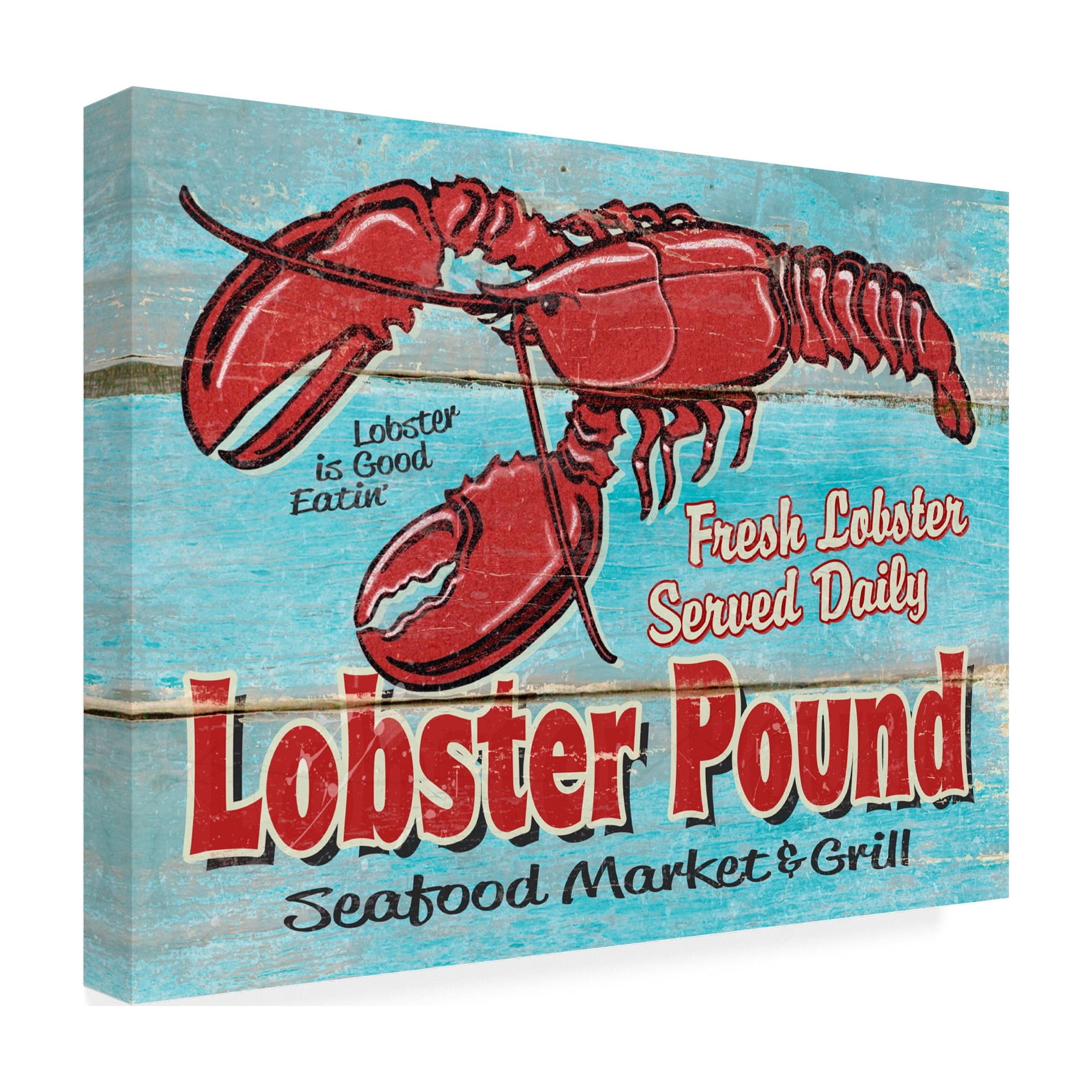 RetroPlanet 'Lobster Pound' Canvas Art