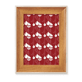 thumbnail image 1 of Red Decoration White Pattern mas Desktop Wooden Photo Frame Display Picture Art Painting Multiple Sets, 1 of 3