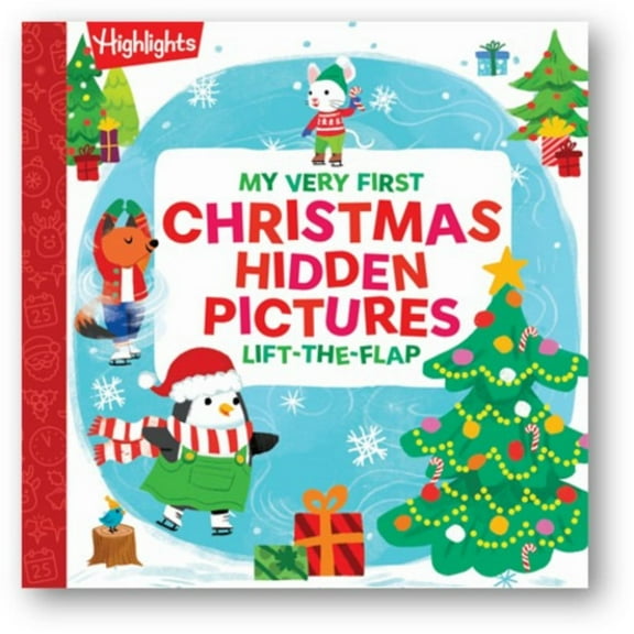 My Very First Christmas Hidden Pictures Lift-The-Flap: Christmas Lift-A-Flap Board Book with Hidden Pictures Puzzles for Babys First Christmas Gift (Board Book)