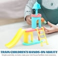 thumbnail image 3 of OULII 2Pack Playground Slide Decorative Plastic Scene Accessories for Children's Day Events, 3 of 8