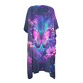 thumbnail image 2 of HELLHERO Butterfly Bathing Suit Cover Up Polyester Casual Free Size Bikini Cover Up for Women, 2 of 6