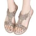 thumbnail image 1 of Zapatos Verano Sandalias Vestir para Bohemia Diamantes Imitación Mujer, 1 of 9