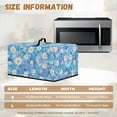 thumbnail image 5 of TSOVTHRID Daisy Blue Tie Dye Print Dust Cover for Microwave Oven Stain-Resistant Microwave Oven Cloth Cover with Handle Heat-Resistant Kitchen Appliance Protector, 18.25"W x 14.5"D x 11"H, S, 5 of 7