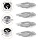 thumbnail image 2 of 1 Set DIY Teeth Decorations Fashionable Teeth Diamonds Manicure Diamond Accessories, 2 of 4