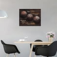 thumbnail image 5 of Give It To God And Go To Sleep Sign Wall Art Lake Mountain Pictures Wall Decor Christian Canvas Prints Posters Framed Artwork Paintings Home Decorations for Kitchen Living Room Bedroom 16"x12", 5 of 6