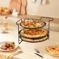 thumbnail image 1 of Rejilla para Bandeja de Pizza, Estante de Almacenamiento de Múltiples Capas, Estante para Preparación de Alimentos, Estante para Ollas Calientes, Esta, 1 of 8