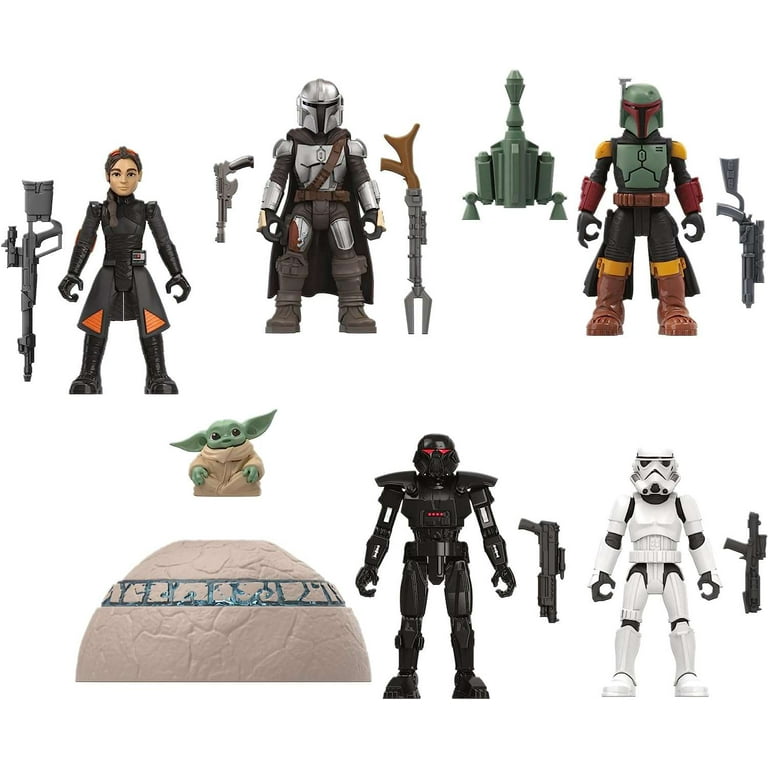 STAR WARS Mission Fleet Mandalorian Action Figure Set with 6