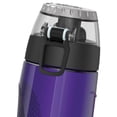 thumbnail image 2 of Thermos 24 oz. Tritan Flip-Cap Water Bottle with Rotating Meter - Purple/Teal, 2 of 5