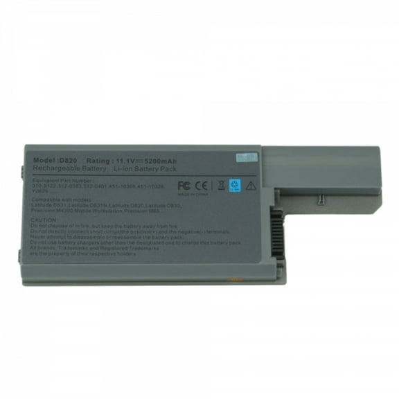 DELL 312-0393 4400mAh 49Wh 6 Cell Li-ion 11.1V Metallic Grey Compatible Battery