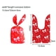 thumbnail image 3 of 10/20 piezas de bolsas de plástico para dulces navideños con forma de orejas de conejo, bolsas de cartón para dulces de Papá Noel y muñeco de nieve para galletas navideñas, suministros de embalaje par, 3 of 5