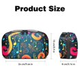 thumbnail image 5 of Musical Note Travel Organizer Hard Drive Bags Cable Organizer Multi USB Cable Organizer Oxford Cloth Waterproof Electronics Storage Bag 5.9x9.44x3.14 in, 5 of 6